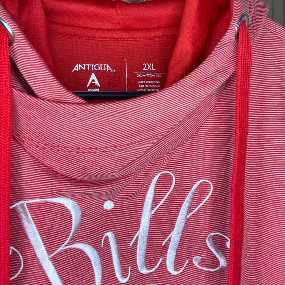 Womens Buffalo Bills Hoodie Red size 2XL